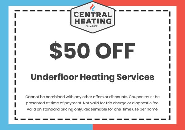 Discounts on Underfloor Heating Services